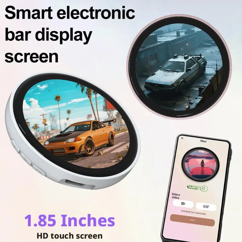 Modern Electronics Gadgets - Anime E-Badge Display Pin Dynamic Electronic