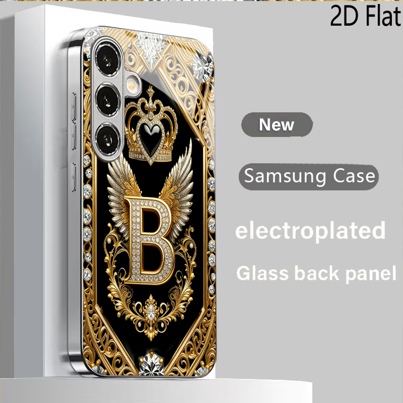 Samsung Galaxy A55 - Golden Crown and Wings for Samsung