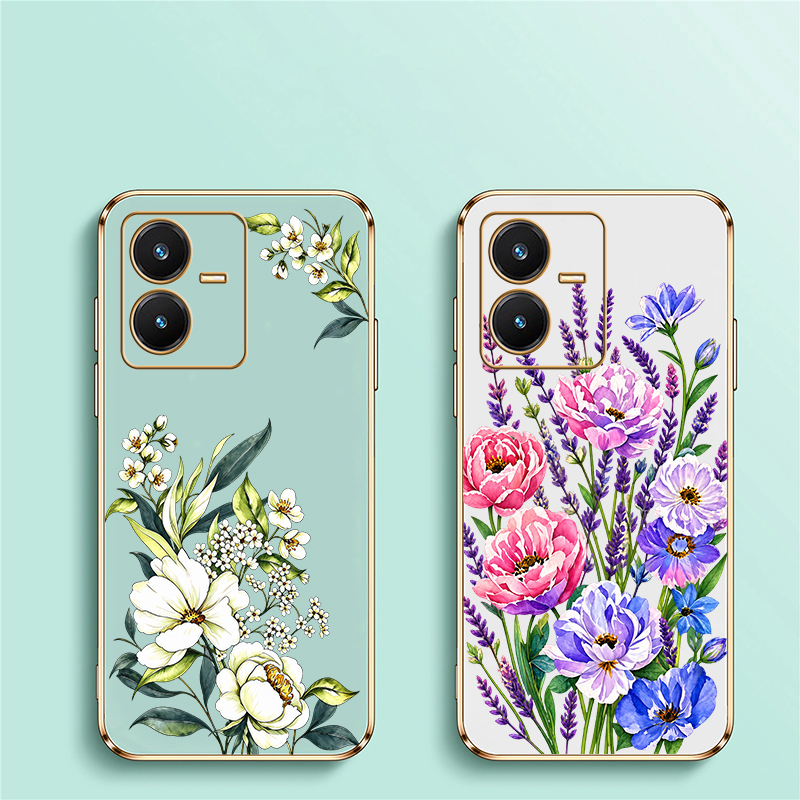 Flowers Case For Vivo Y28 S Y2 - Vivo Y28 评论和价格