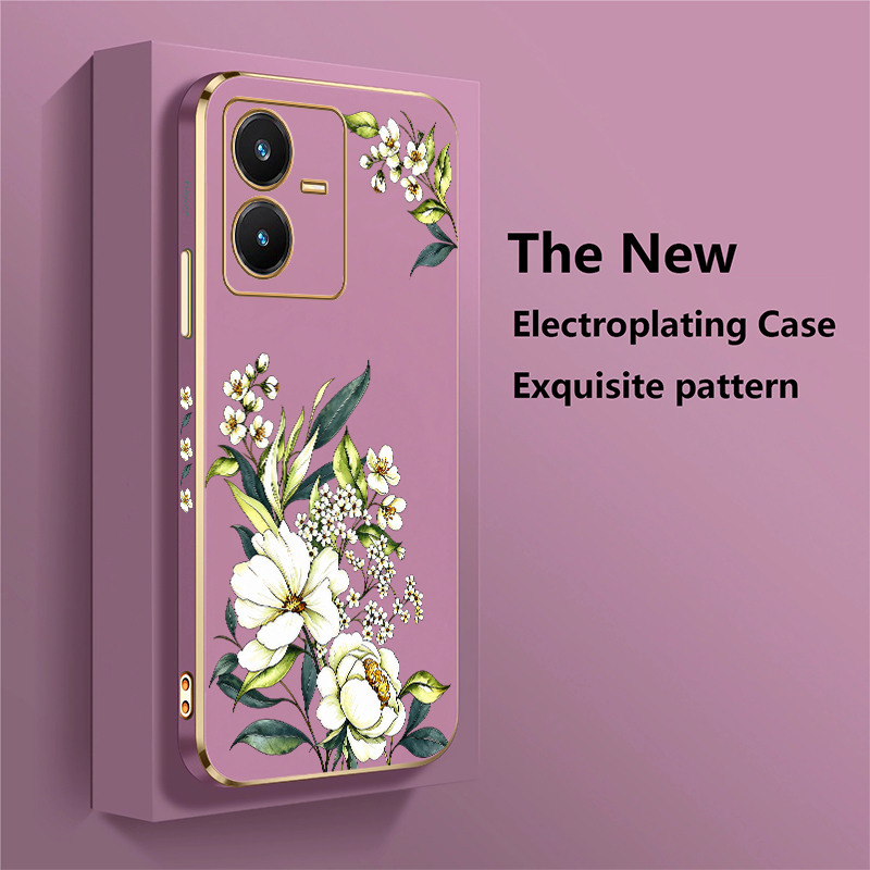 Flowers Case For Vivo Y28 S Y2 - Vivo Y28 评论和价格