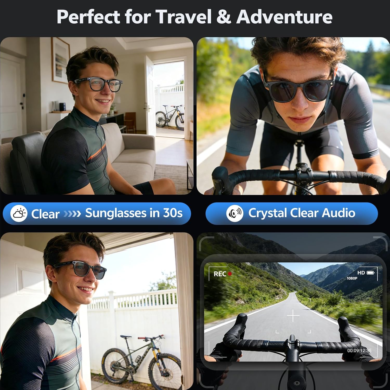2026 4K 8MP Smart Glasses Men  - Smart Glasses Ar 评论和价格
