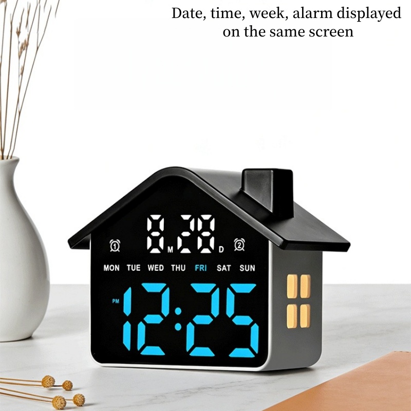 LED Digital Alarm Clock House  - Modern Electronics Gadgets 评论和价格