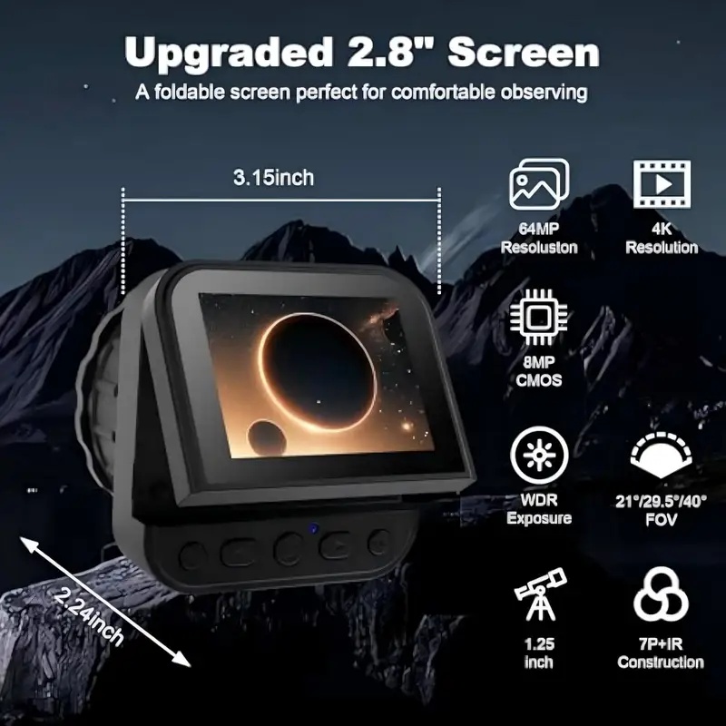 64MP 2.8‘’ Screen 4K Electroni - Electronics & Gadgets Icon 评论和价格