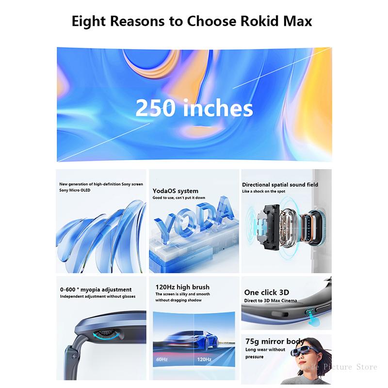 Rokid Max AR 3D Smart Glasses  - Smart Glasses Ar 评论和价格