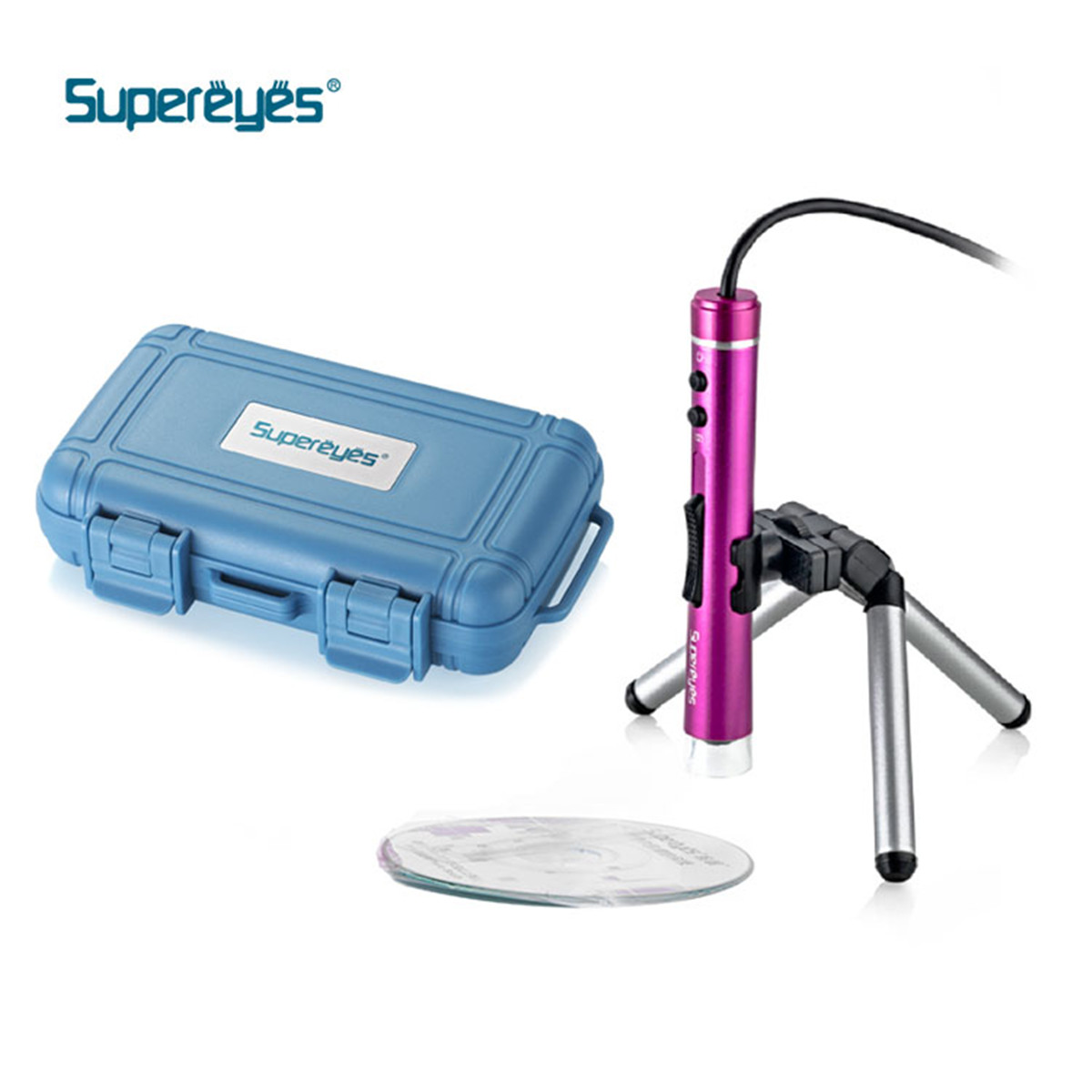 Supereyes B010 2MP 1-500x USB  - Usb Microscope Digital 评论和价格