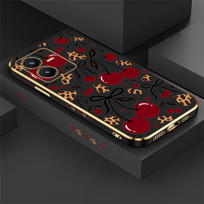 Print Cherry Case For Vivo Y28 - Vivo Y28 评论和价格