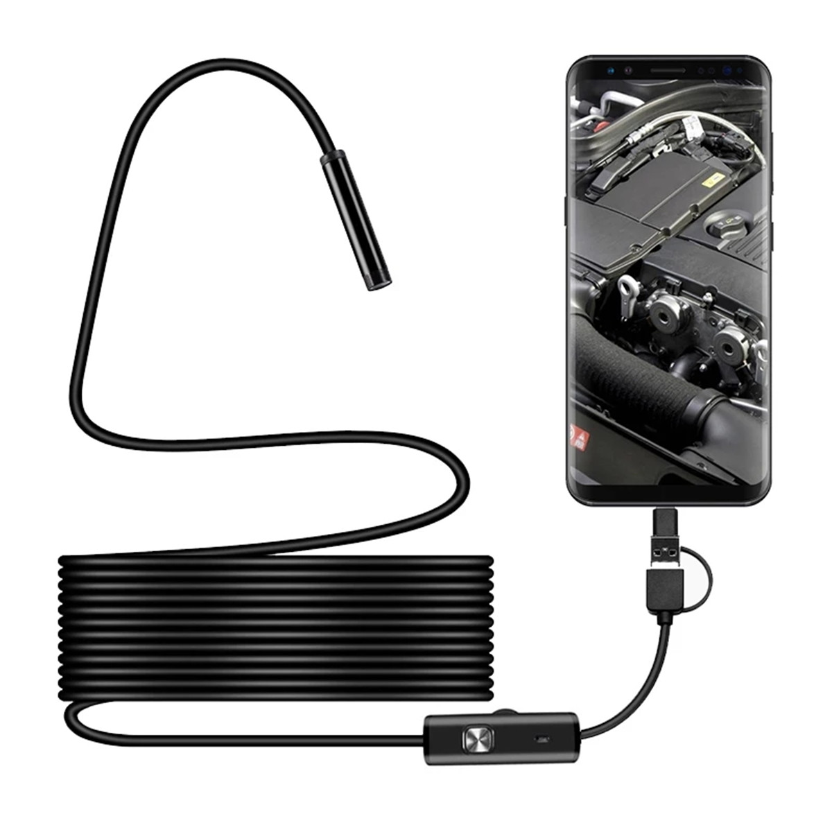 3in1 USB 5.5mm Endoscope Camer - Usb Microscope Digital 评论和价格