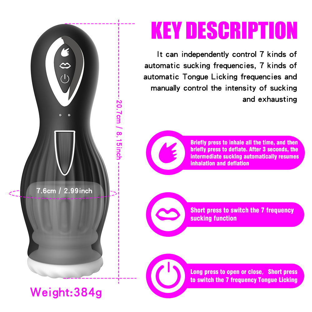 Automatic Sucking Tongue Licki - Electronics Gadgets For Women 评论和价格