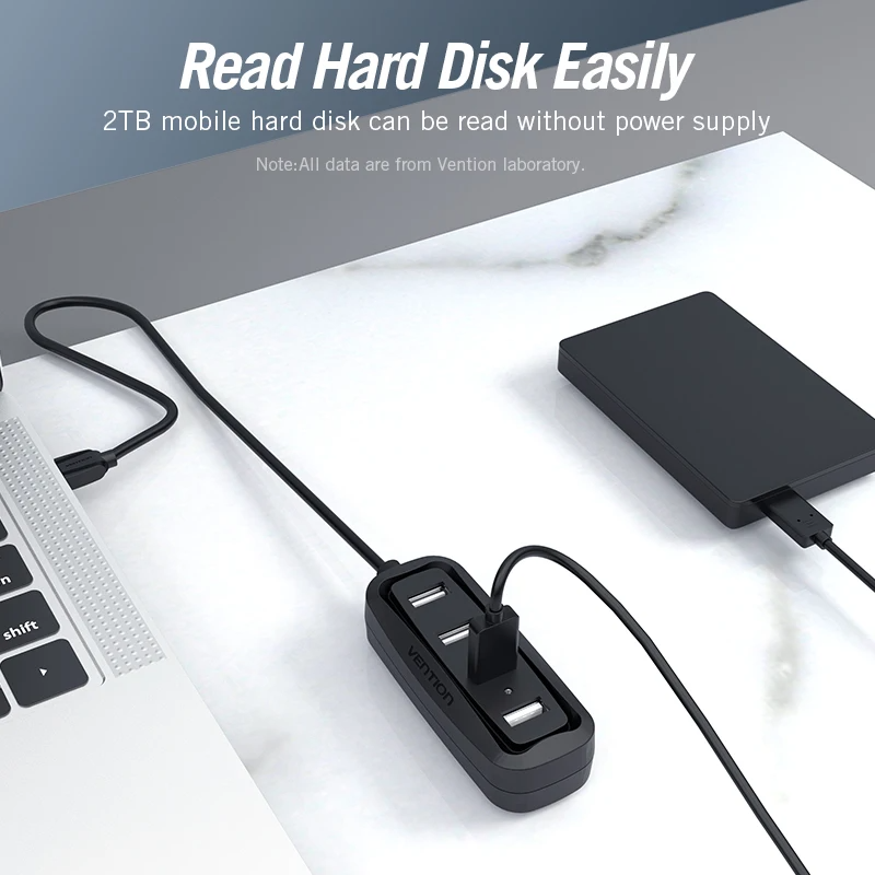 Vention USB 2.0 HUB 4 Port wit - Electronics Gadgets Wholesale 评论和价格