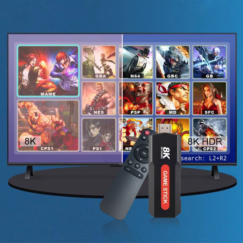 X2 Game Stick HD 4K 8K 3D Cons - Retro Game Controller Usb 评论和价格
