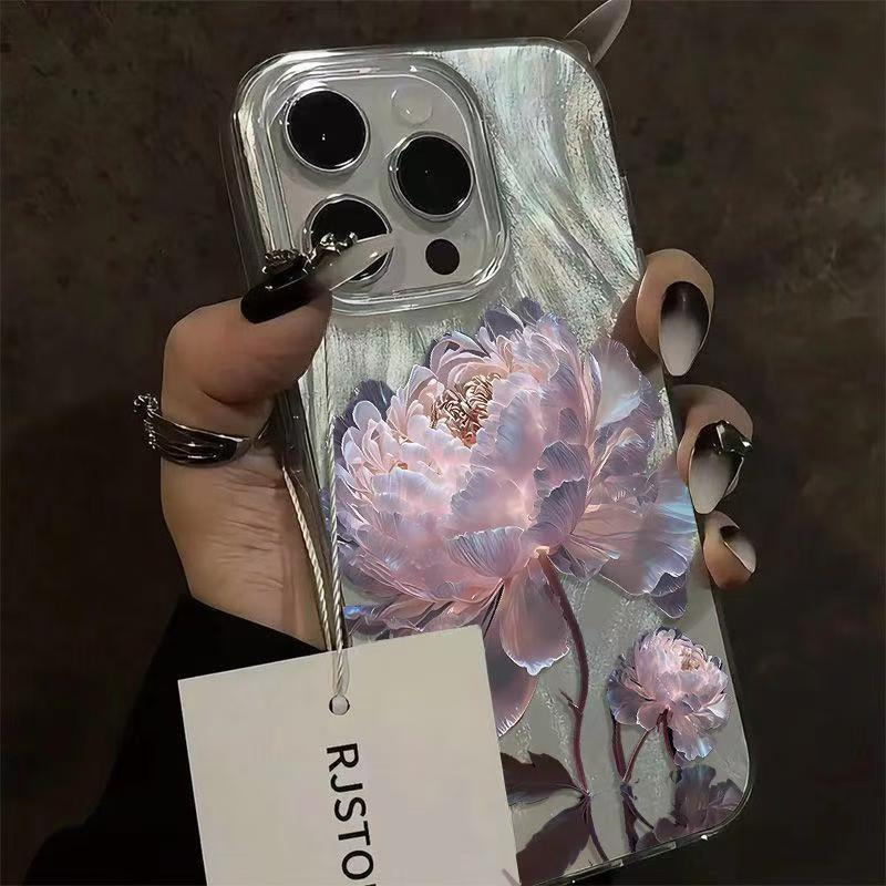 Pink Peony Lotus Pattern Phone - Samsung Galaxy A55 评论和价格