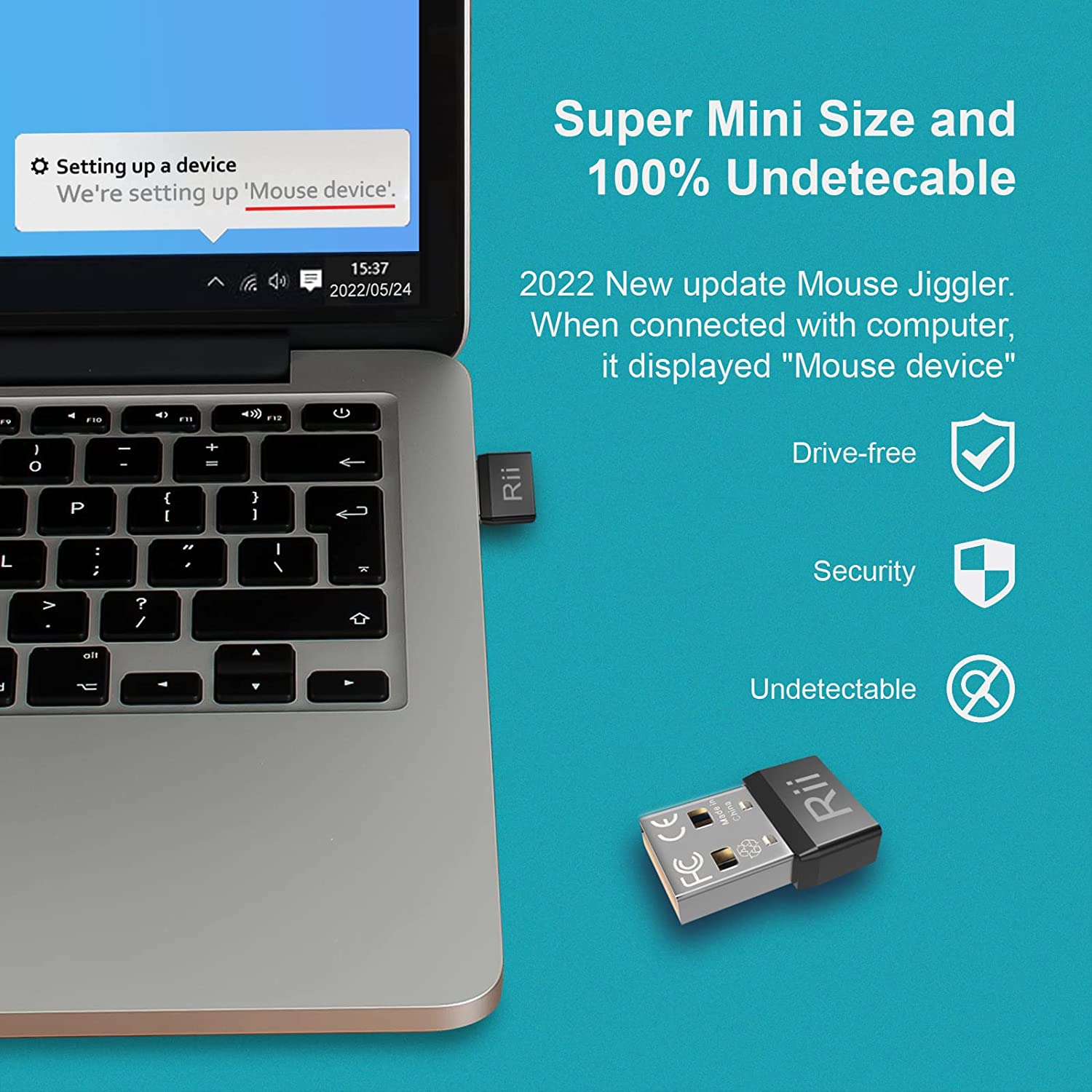 Rii RT301 USB Mouse Jiggler,Un - Auto Mouse Mover 评论和价格
