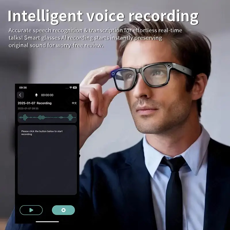 AI Smart Glasses with 8MP Came - Smart Glasses Ar 评论和价格